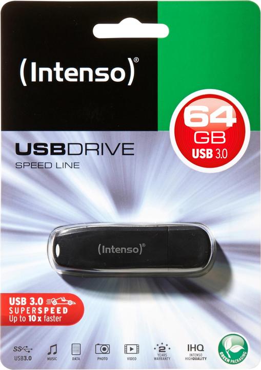 Image du produit Intenso ligne de vitesse (64 Go, USB-A, USB 3.0)