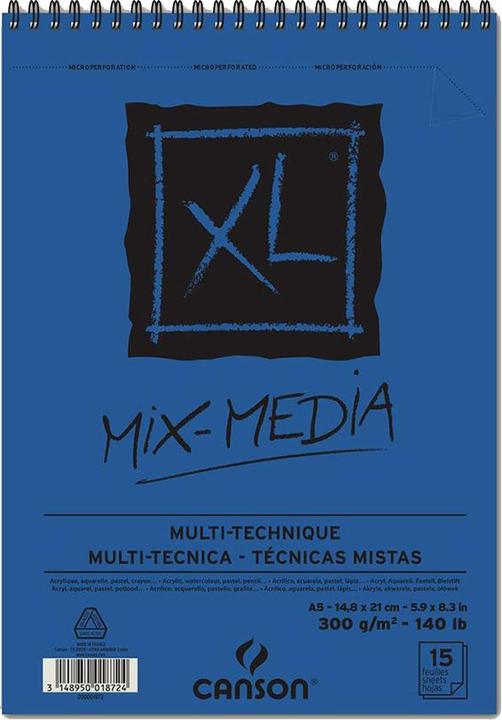 Image du produit Canson XL Médias mixtes (A5, Blanc, Non contraignant)