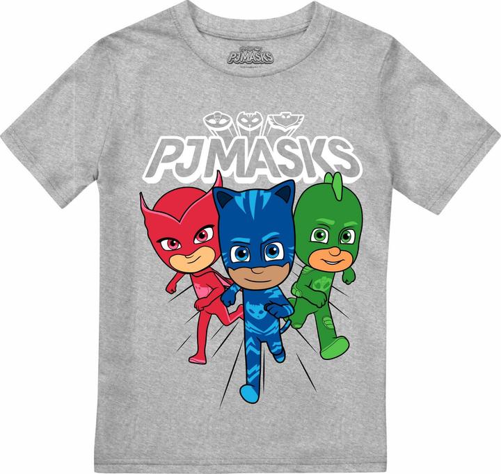PJ Masks Jungen Heroes Trio Heather TShirt