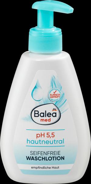 Actual product image dm Balea MED Washing Lotion pH 5.5 Skin Neutral Soap Free (Soap lotion, 300 ml)