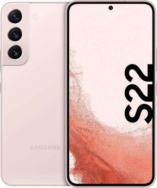 Samsung Galaxy S22 EU (256 GB, Pink Gold, 6.10", Dual SIM, 50 Mpx, 5G)