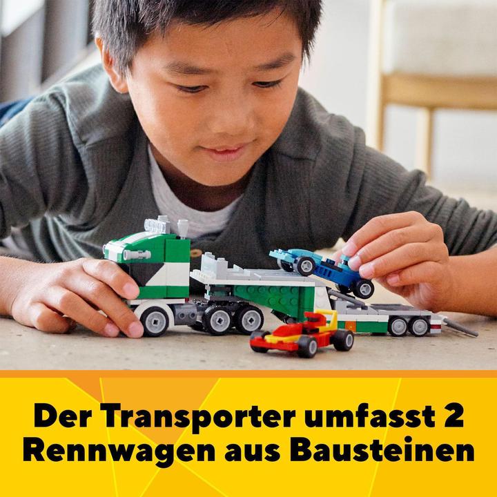 Image du produit LEGO Transporteur de voitures de course (31113, LEGO Creator 3-in-1)