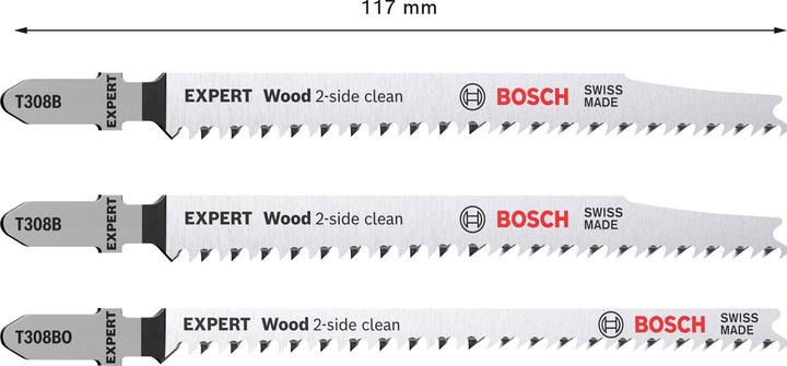 Image du produit Bosch Professional Zubehör Jeu de lames de scie sauteuse Expert
