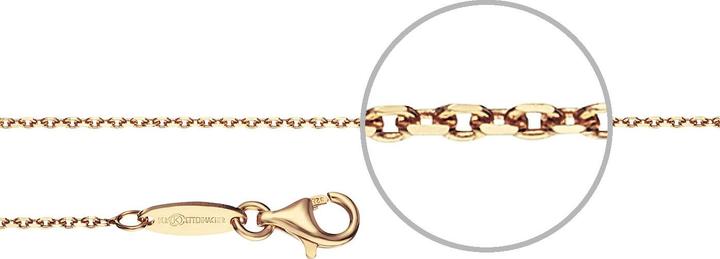 Produktbild Der Kettenmacher Ankerkette Gold Diamantiert 1,2 mm 36 cm (Sterling Silber 925, Vergoldet, 60 cm)