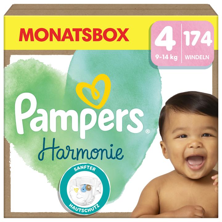 Produktbild Pampers Harmonie (Gr. 4, Monatsbox, 174 Stück)