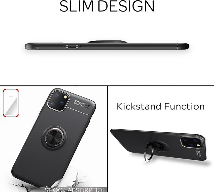 Image du produit Nalia Étui en silicone pour bague matte (Apple iPhone 11 Pro Max)