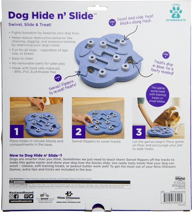 Actual product image Nina Ottosson Dog Hide N' Slide (Intelligence toy dog)