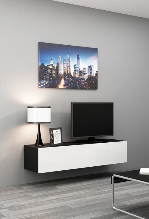 Actual product image Cama RTV VIGO140 c/b TV stand & entertainment center (140 x 30 x 40 cm)