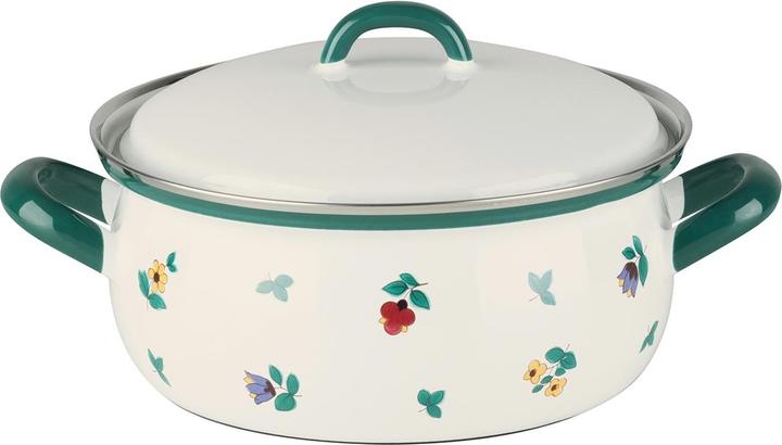 Riess Casserole w.lid 18cm,1.5L (18 cm, Saucepan, Enamel)