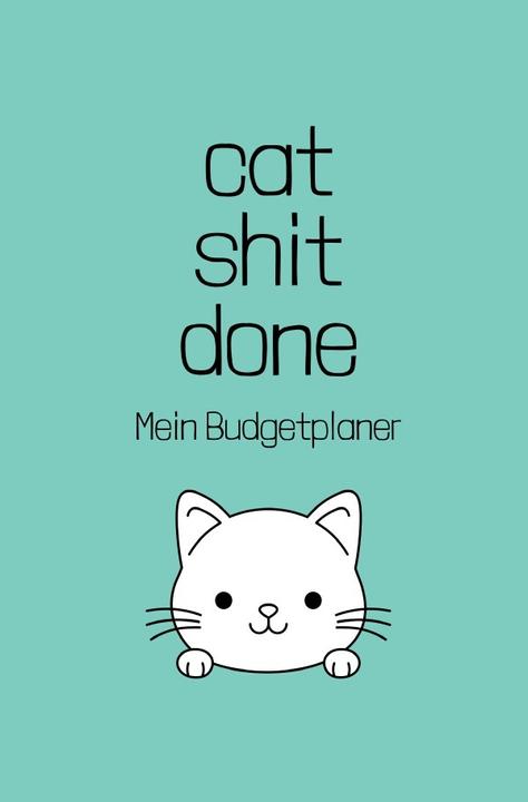 Produktbild Meck:cat shit done - Mein Budgetplaner (Deutsch)