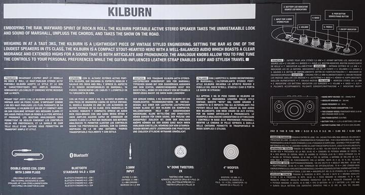 Immagine prodotto Marshall Kilburn (20 h, Batteria ricaricabile)