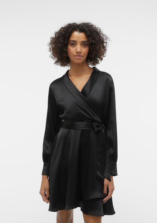 Image du produit Vero Moda Vmbeatrice Ls Shawl Neck Short Dress Vma Robe (XS)