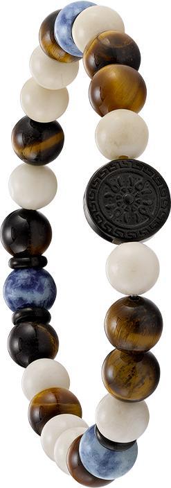 Jourdan Armband aus Stahl und Natursteinen (Stahl)