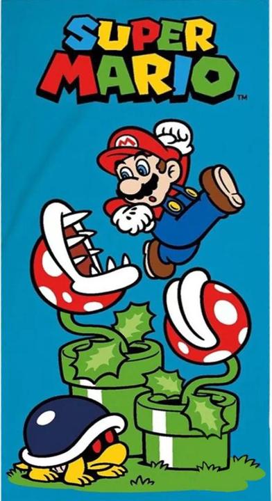 Image du produit Character World Serviette de bain Super Mario (70 x 140 cm)