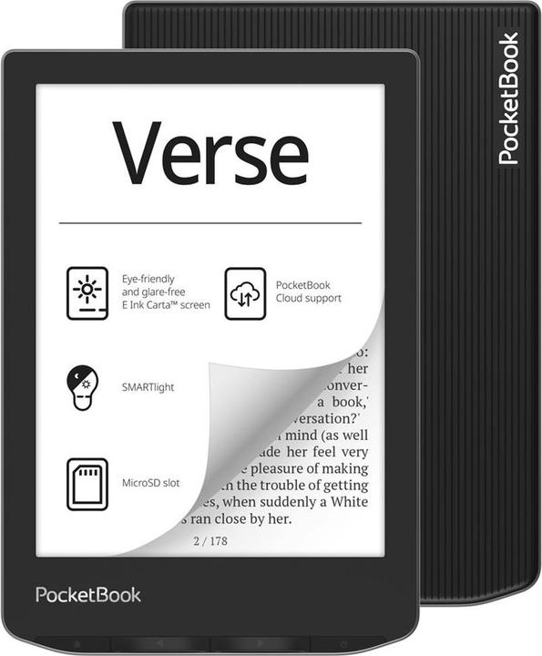 Productafbeelding PocketBook Vers (6", 8 GB, Mist Grijs)