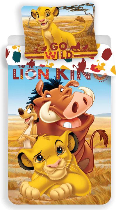Image du produit Tinisu Le Roi Lion Linge de lit - coton doux 140x200 cm oreiller et couverture Lion King