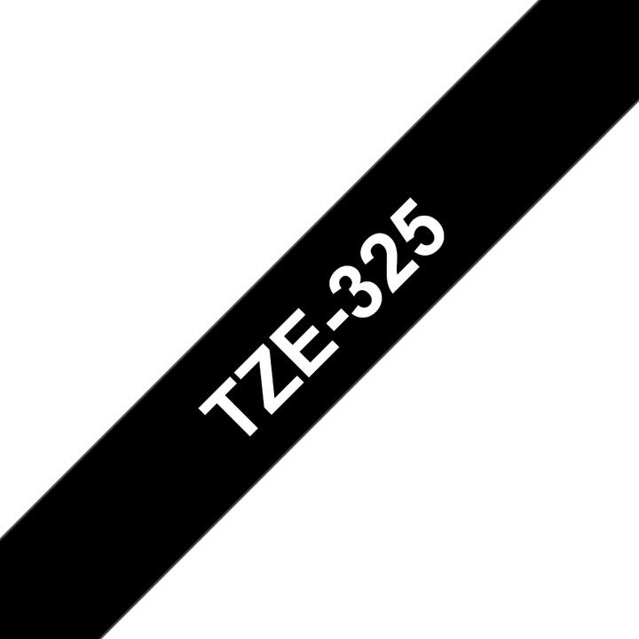 Actual product image Brother Tze-325 (0.90 cm, Black, White)