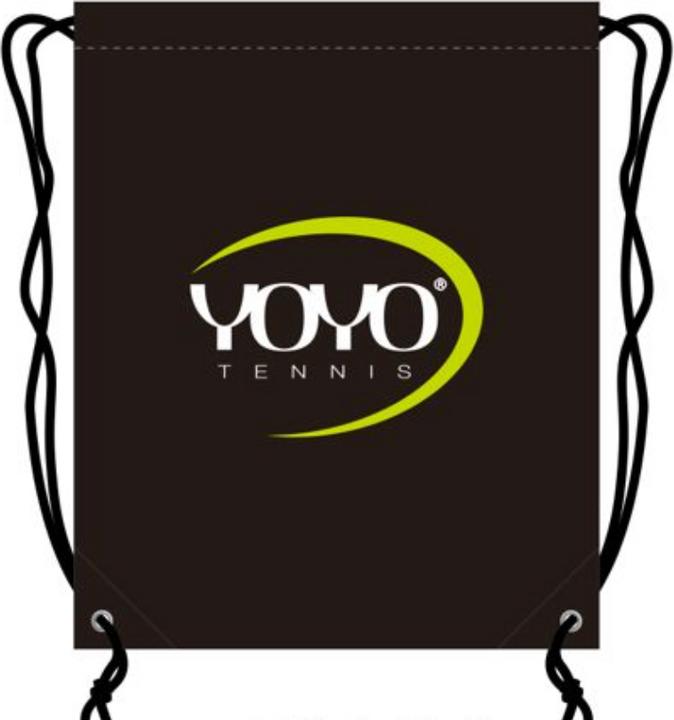 Yoyo Tennis Yoyo-Tennis Gym Bag Black/Green