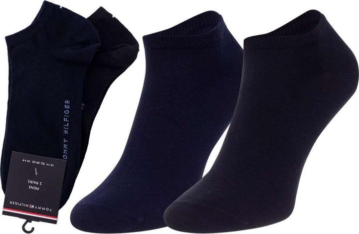 Tommy Hilfiger Mix Herren Socken Fusssocken 2p Navy/Black 39-42 (39 - 42)