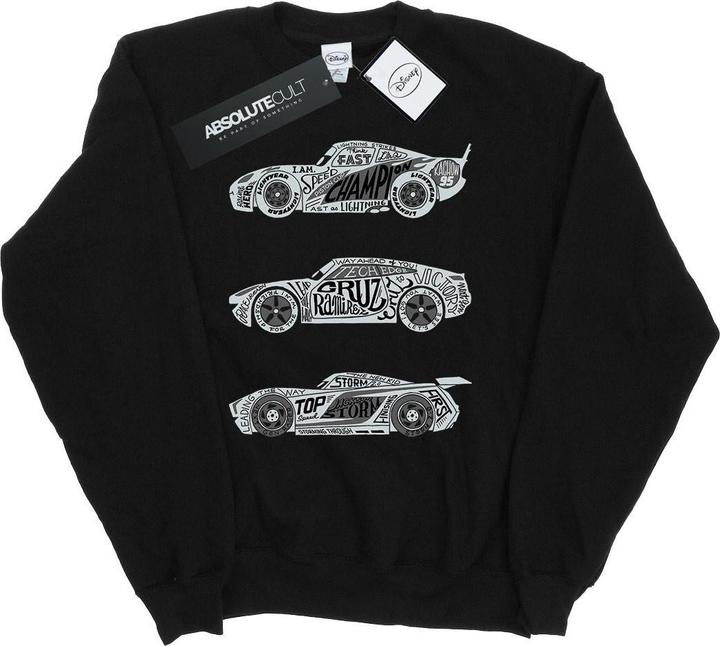 Disney Cars Text Racers Sweatshirt (XXL)