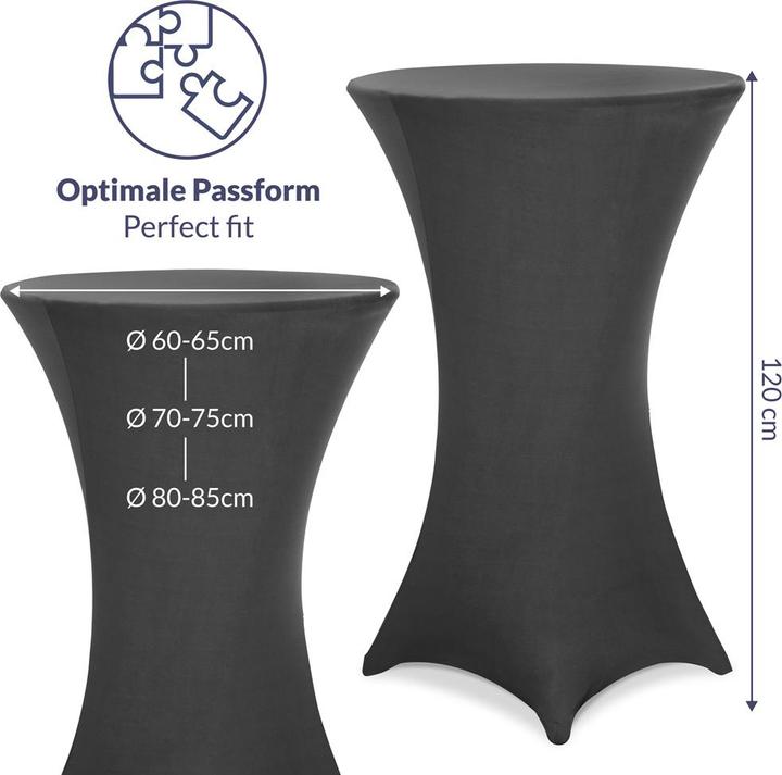 Produktbild Detex 5x Stehischhussen (Ø 80 cm)