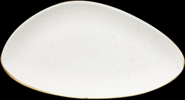Produktbild Churchill Stonecast Triangel Platte 35.5x18.8cm Barley White (1 x)