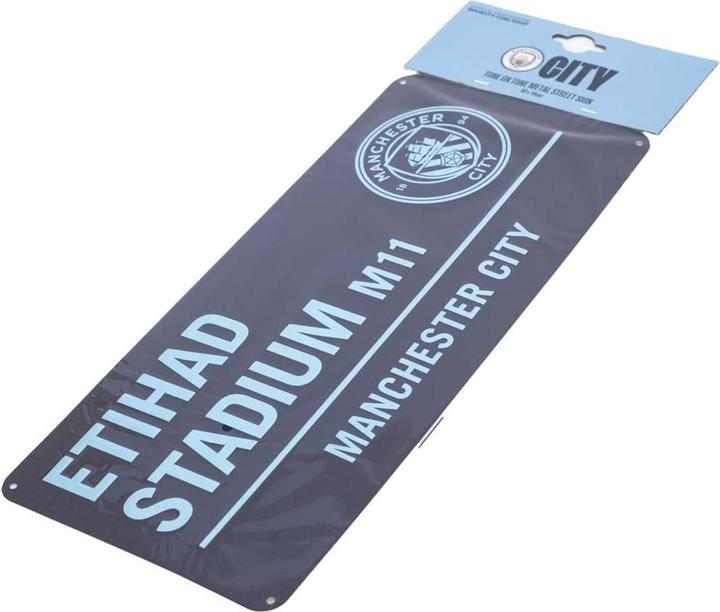 Image du produit Manchester City FC - Plaque de rue (18 x 40 cm)