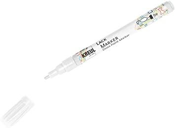 Image du produit Kreul Marqueur pour peinture laquée "Gloss Paint Marker", fin, blancá (Blanc, 2 mm, 1 x)