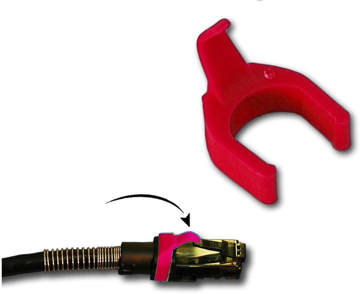 Immagine prodotto PatchSee PatchClip 50 pezzi Rosso (0.10 m)
