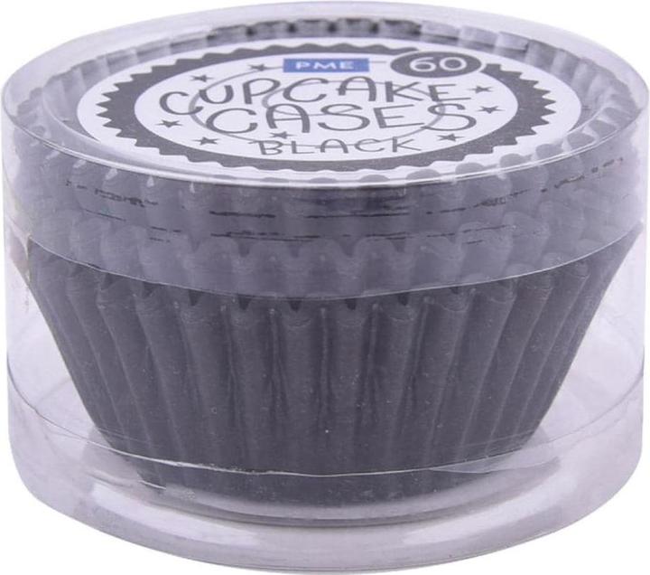 Image du produit PME Moule à cupcakes noir, 60 pièces (5 cm)