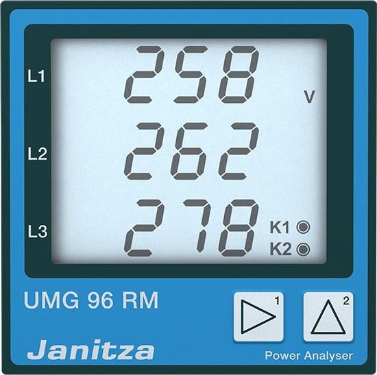 Immagine prodotto Janitza UMG96RM-E analizzatore di potenza a 6 canali UMG96RM (CAT III)