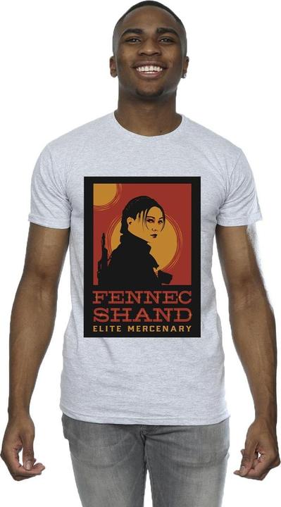 Image du produit Star Wars - T-shirt THE BOOK OF BOBA FETT ELITE MERCENARY FENNEC - Homme (XL)