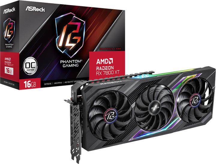 Produktbild AsRock RX7800XT Phantom Gaming (16 GB)