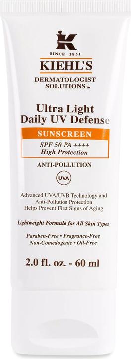 Actual product image Kiehl's Ultra Light Daily UV Defence SPF50 (Suntan cream, SPF 50, 30 ml, 52 g)