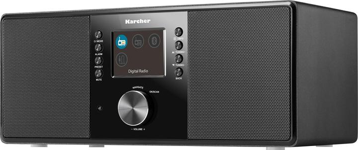 Immagine prodotto Kärcher Karcher DAB 5000+ Digitalradio (DAB+ / UKW-RDS, AUX-IN, Bluetooth, Wecker mit Dual-Alarm) schwarz (VHF, DAB, Bluetooth)