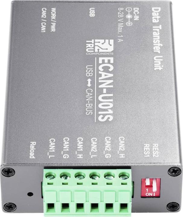 Immagine prodotto Tru Components TC-ECAN-U01S Convertitore CAN USB, CAN bus 1 pz.