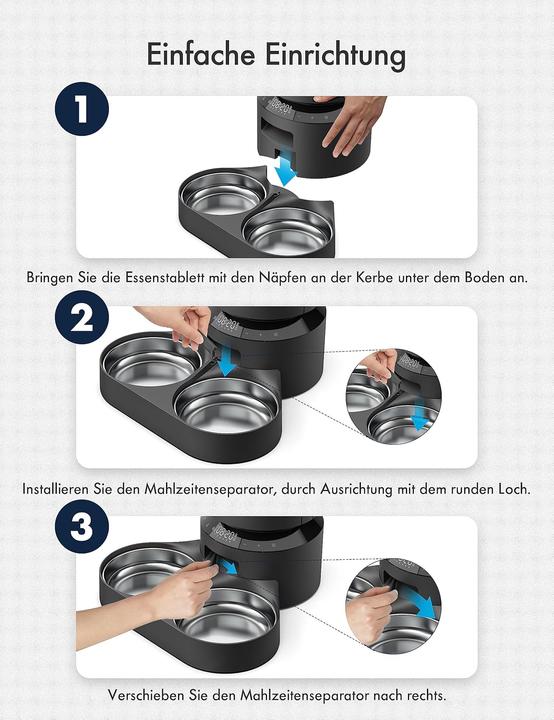 Actual product image Petlibro Double feeding bowl for food dispenser