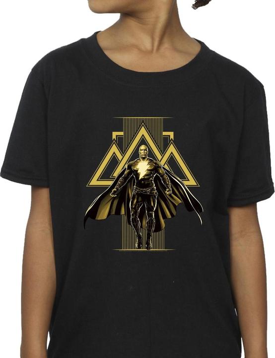 Produktbild Black Adam Rising Golden Symbols TShirt Mädchen (152, 158)