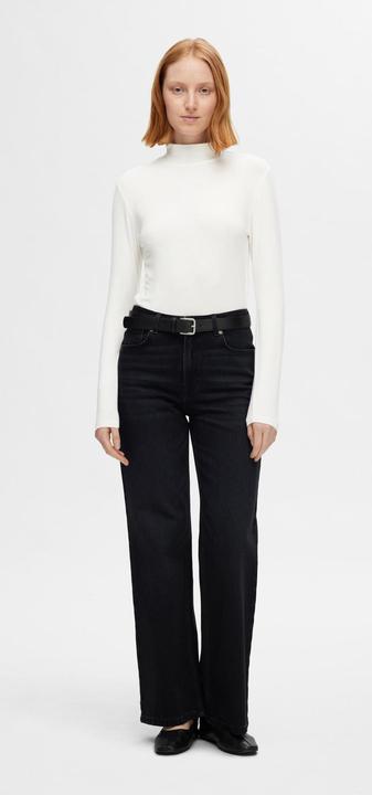 Image du produit Selected Femme Basic Haut à col haut avec manches longues (XXL)