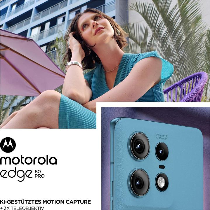 Produktbild Motorola Moto Edge 50 Pro (512 GB, Caneel Bay, 6.67", 50 Mpx, 5G)