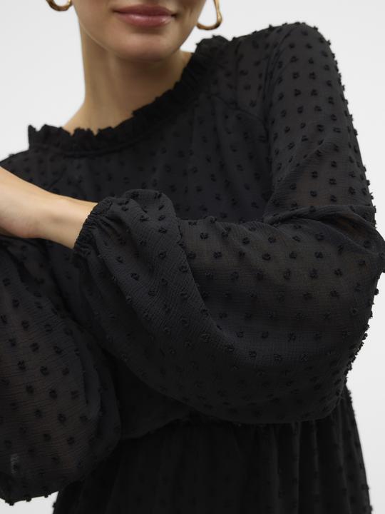 Image du produit Vero Moda Vmemma L/S Dobby Short Dress Wvn Exp Robe (XS)