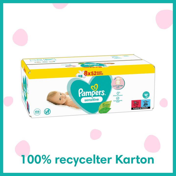Produktbild Pampers Sensitive (416 Stück)