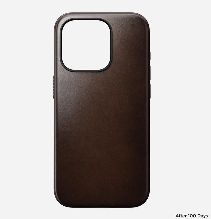 Actual product image Nomad Modern Leather Case Horween (Apple iPhone 15 Pro)