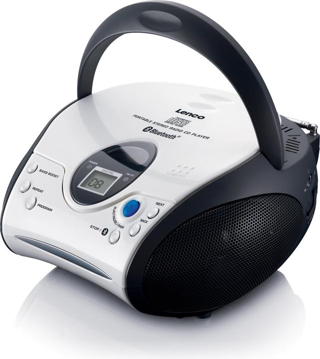Produktbild Lenco SCD-24BT weiss/schwarz (UKW, FM)