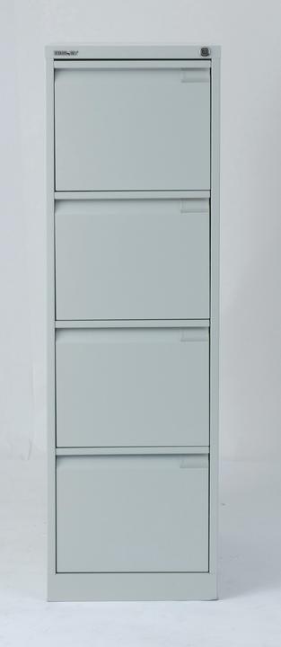 Image du produit Bisley Armoire pour dossiers suspendus à une voie avec 4 tiroirs (41,5 x 62 x 132 cm)