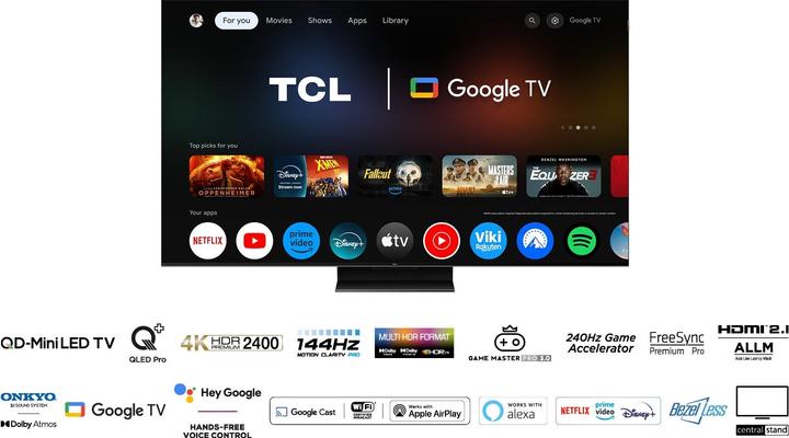 Immagine prodotto TCL 65C765 (65", QLED, 4K, 2024)