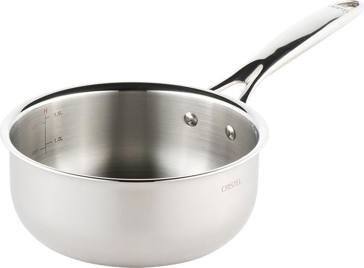 Produktbild Cristel Stieltopf Castel'Pro 14 cm (14 cm, Stielkasserolle, Edelstahl, Aluminium)