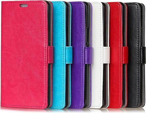 Actual product image MU Classic Crazy Horse Leather Cover (Alcatel 3)