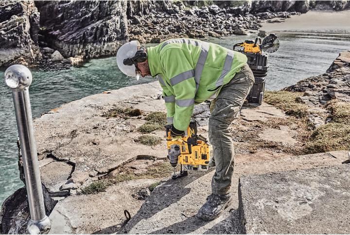 Actual product image DeWalt DCH 283 P2 Battery combi hammer 18V 2,8J SDS plus Brushless+ 2x battery 5,0Ah + charger + TSTAK (Rechargeable battery operated)