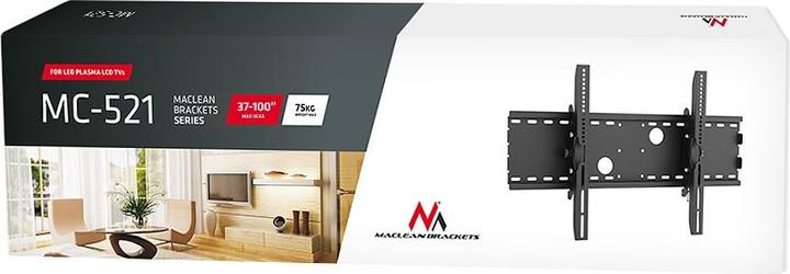 Produktbild Maclean PLASMA LCD LED Wandhalterung MC521 B Brackets (Wand, 70", 75 kg)